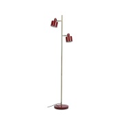 Dyberg Larsen - Ocean Vloerlamp Donker Rood/Geel Koper DybergLarsen