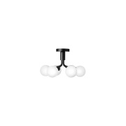 Nuura Aps - Apiales 6 Plafondlamp Satin Black/Opal Nuura