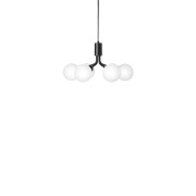 Nuura Aps - Apiales 6 hanglamp, zwart/opaal, Ø 50 cm Nuura