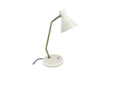 Dyberg Larsen - Sleep Tafellamp Shiny White/Antique Brass DybergLarsen