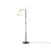 MARSET - Funiculi Fabric Vloerlamp Zwart-Wit
