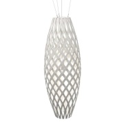 david trubridge - Hinaki Hanglamp H140 Wit 2 Kanten
