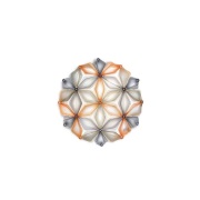 Slamp - La Vie Mini Plafond-/Wandlamp Amber