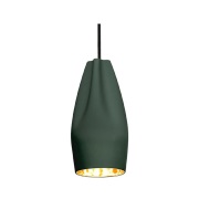 MARSET - Pleat Box 13 Hanglamp E27 Donker Groen/Goud