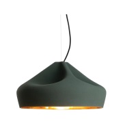 MARSET - Pleat Box 47 LED Hanglamp Donker Groen/Goud