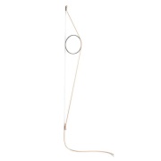 FLOS - Wirering Wandlamp Pink/Zwart