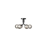 Nuura Aps - Apiales 6 Plafondlamp Satin Black/Optic Smoked Nuura