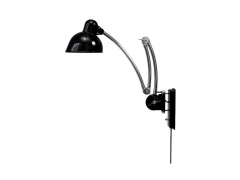 FRITZ HANSEN - KAISER idell 6559-W wandlamp, zwart/chroom