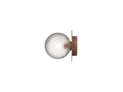 Nuura Aps - Liila 1 Buiten Wandlamp Dark Bronze/Optic Clear Nuura