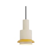 - Chaumont Hanglamp Ø19xH28 White/Yellow - DCW