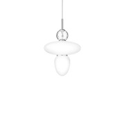 Nuura Aps - Rizzatto 43 hanglamp, zilver/opaal, Ø 40 cm Nuura