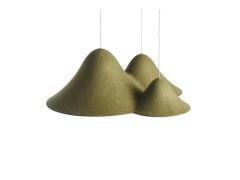 LOOM DESIGN - Panorama Hanglamp Small Green/Black