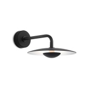 MARSET - Ginger 20A buitenwandlamp, dimbaar IP65, zwart/wit