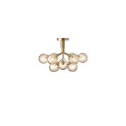 Nuura Aps - Apiales 9 Plafondlamp Brushed Brass/Optic Gold Nuura
