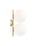 FLOS - IC C/W1 Double Plafondlamp/Wandlamp Messing