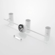 Lindby - Jorell 3 Plafondlamp Mat Wit