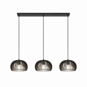 Lindby - Jusra 3 Hanglamp Black