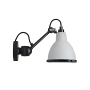 Lampe Gras - 304 Bathroom Wandlamp Wit/Zwart/Polycarbonaat