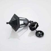 Lindby - Nane Buiten Wandlamp Black