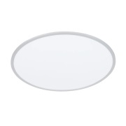 Lindby - Narima LED Plafondlamp 4.000K Ø80 White/Silver