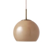 FRANDSEN - Ball Glass Hanglamp Ø18 Cappuccino