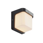 Lindby - Adenike LED Buiten Wandlamp w/Sensor Dark Grey
