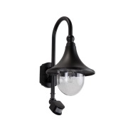 Lindby - Daphne Buiten Wandlamp w/Sensor Black