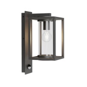 Lucande - Ferda buitenwandlamp, sensor, antraciet, IP44
