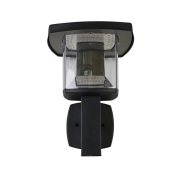 Lindby - Askan Buiten Wandlamp Black/Clear
