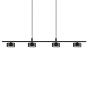 Nordlux - Clyde 4 LED Hanglamp Long Black