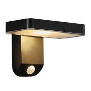 Nordlux - Rica Square LED-zonnecel wandlamp zwart