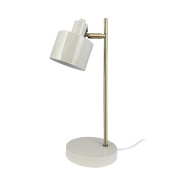 Dyberg Larsen - Ocean Tafellamp Beige/Brass