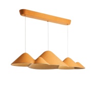 LOOM DESIGN - Panorama Hanglamp Large Yellow/Grey