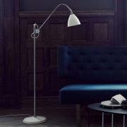 GUBI - Bestlite Bl3 VloerLamp Ø16 Chroom Matte Wit