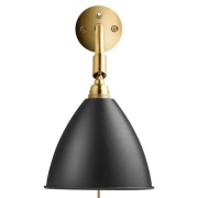GUBI - Bestlite Bl7 Wandlamp Ø16 Geelkoper/Zwart