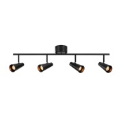 Markslöjd - Crest 4 Plafondlamp Zwart