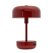 Dyberg Larsen - Haipot LED Portable Tafellamp Dark Red