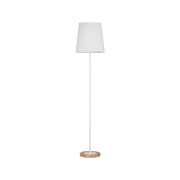 Paulmann - Stellan Vloerlamp Wit/Hout