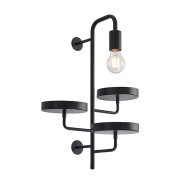 Lindby - Hanjo Wandlamp Black