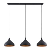 Lindby - Elamira Hanglamp Black/Gold