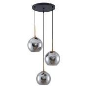 Lindby - Jurian 3 Hanglamp Bronze/Smoke
