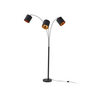 Lindby - Nanika Vloerlamp Black/Gold