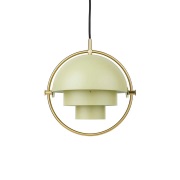 GUBI - Multi-Lite Hanglamp Small Brass/Desert Sage