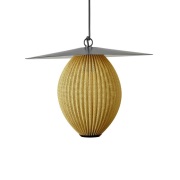 GUBI - Satellite Buiten Hanglamp Ø22 Mustard Gold/Black