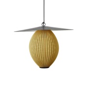 GUBI - Satellite Buiten Hanglamp Ø27 Mustard Gold/Black