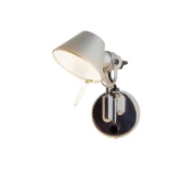 Artemide - Tolomeo Micro Faretto LED wandlamp, 3.000K, grijs