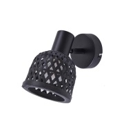 Lindby - Eskil Wandlamp Ø10 Zwart