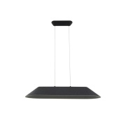 Lucande - Naelle LED Hanglamp Zwart/Grijs
