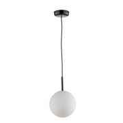 Audo Copenhagen - TR Bulb hanglamp zwart/mat opaal