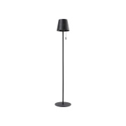 Lindby - Hilario Portable Zonnecel Vloerlamp Dim. Zwart
